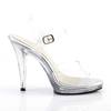 Fabulicious - FLAIR408MG Sandale à bride à la cheville - Transparent/Couleur argent Product image